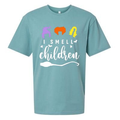 I Smell Children Witch Halloween Costume Sueded Cloud Jersey T-Shirt