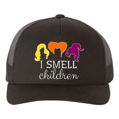 I Smell Children Witch Halloween Costume Yupoong Adult 5-Panel Trucker Hat