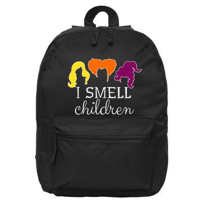 I Smell Children Witch Halloween Costume 16 in Basic Backpack