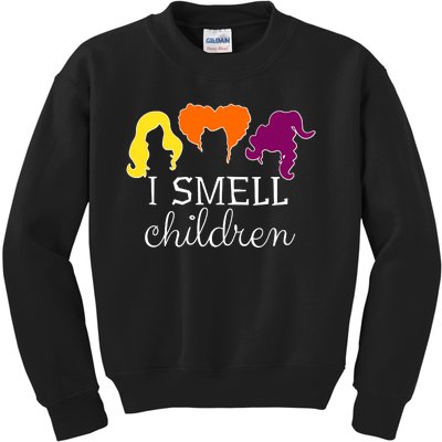 I Smell Children Witch Halloween Costume Kids Sweatshirt