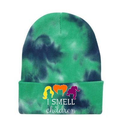 I Smell Children Witch Halloween Costume Tie Dye 12in Knit Beanie