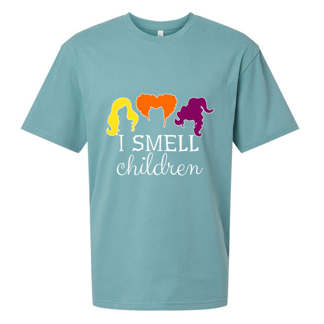 I Smell Children Witch Halloween Costume Sueded Cloud Jersey T-Shirt