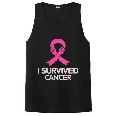 I Survived Cancer Breast Cancer Awareness PosiCharge Competitor Tank