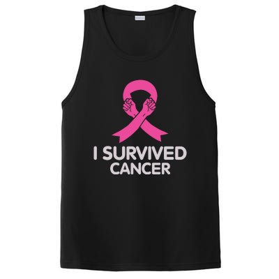 I Survived Cancer Breast Cancer Awareness PosiCharge Competitor Tank