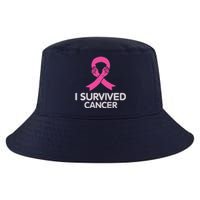 I Survived Cancer Breast Cancer Awareness Cool Comfort Performance Bucket Hat