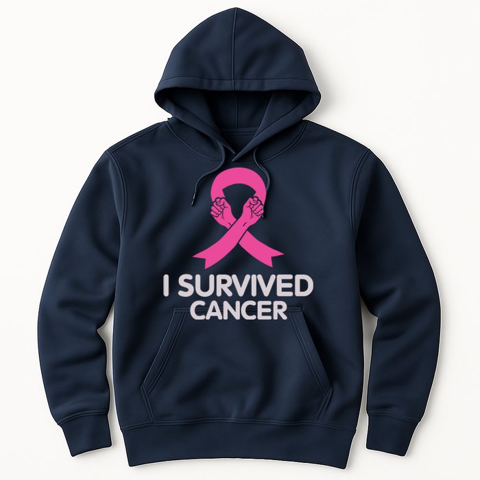 I Survived Cancer Breast Cancer Awareness Hoodie