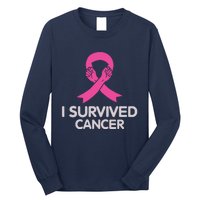 I Survived Cancer Breast Cancer Awareness Long Sleeve Shirt