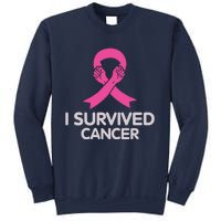 I Survived Cancer Breast Cancer Awareness Sweatshirt