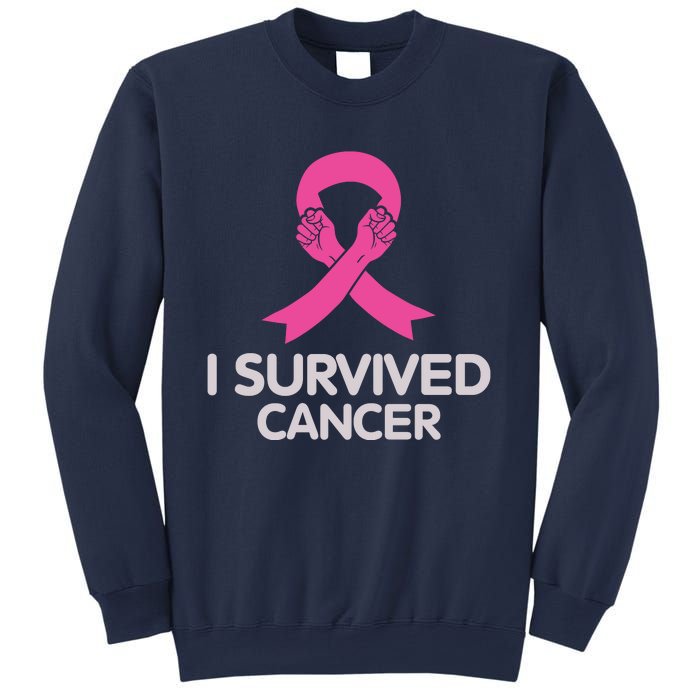 I Survived Cancer Breast Cancer Awareness Sweatshirt