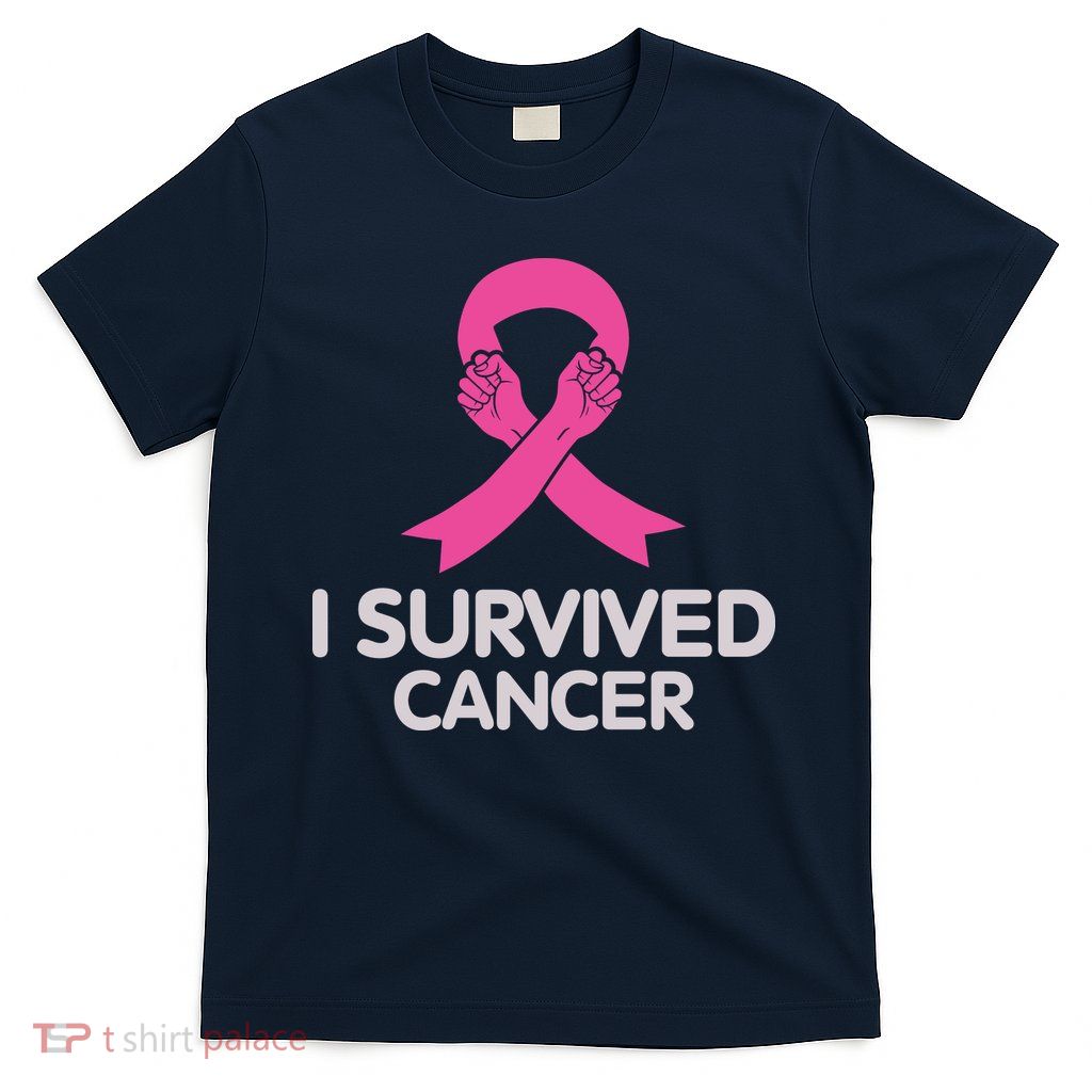 I Survived Cancer Breast Cancer Awareness T-Shirt