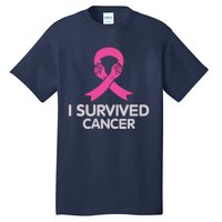 I Survived Cancer Breast Cancer Awareness Tall T-Shirt