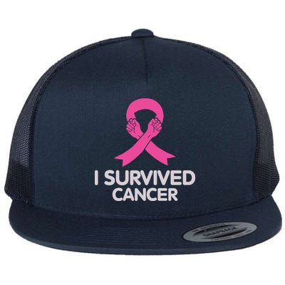 I Survived Cancer Breast Cancer Awareness Flatbill Hat