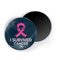 I Survived Cancer Breast Cancer Awareness Magnet