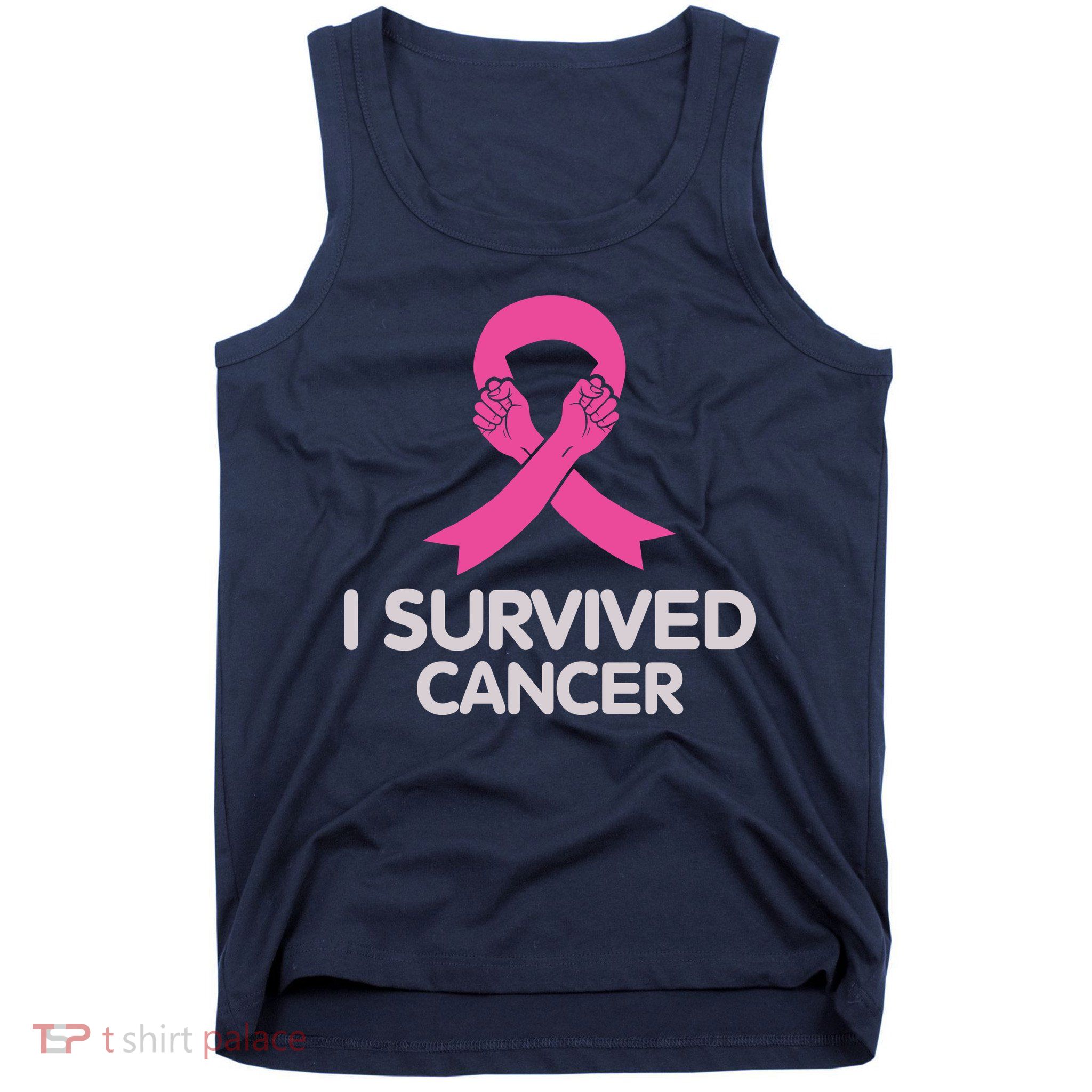 I Survived Cancer Breast Cancer Awareness Tank Top