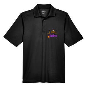 I Smell Children Witch Halloween Costume Men's Origin Performance Pique Polo