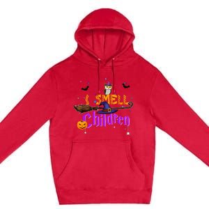 I Smell Children Witch Halloween Costume Premium Pullover Hoodie