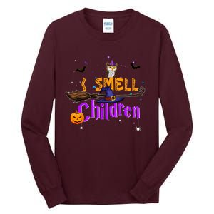 I Smell Children Witch Halloween Costume Tall Long Sleeve T-Shirt