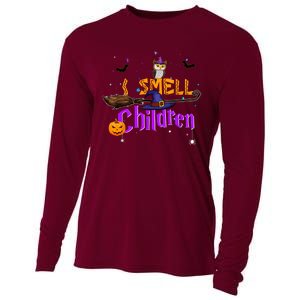 I Smell Children Witch Halloween Costume Cooling Performance Long Sleeve Crew