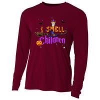 I Smell Children Witch Halloween Costume Cooling Performance Long Sleeve Crew