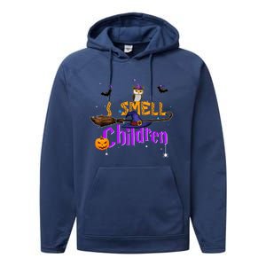 I Smell Children Witch Halloween Costume Performance Fleece Hoodie