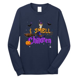 I Smell Children Witch Halloween Costume Long Sleeve Shirt