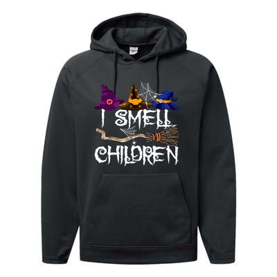 I Smell Children Witch Halloween Costume Performance Fleece Hoodie