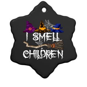 I Smell Children Witch Halloween Costume Ceramic Star Ornament