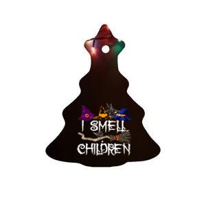 I Smell Children Witch Halloween Costume Ceramic Tree Ornament