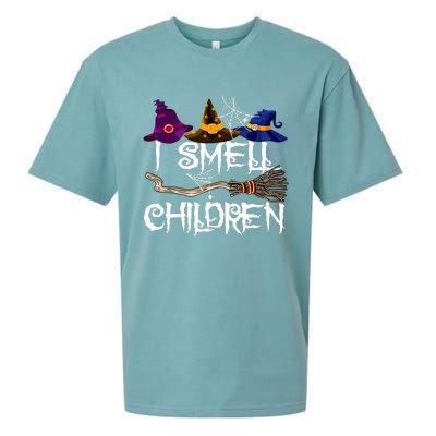 I Smell Children Witch Halloween Costume Sueded Cloud Jersey T-Shirt