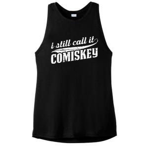 I Still Call It Comiskey Baseball Lovers Ladies PosiCharge Tri-Blend Wicking Tank