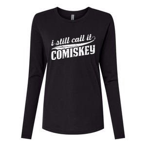 I Still Call It Comiskey Baseball Lovers Womens Cotton Relaxed Long Sleeve T-Shirt