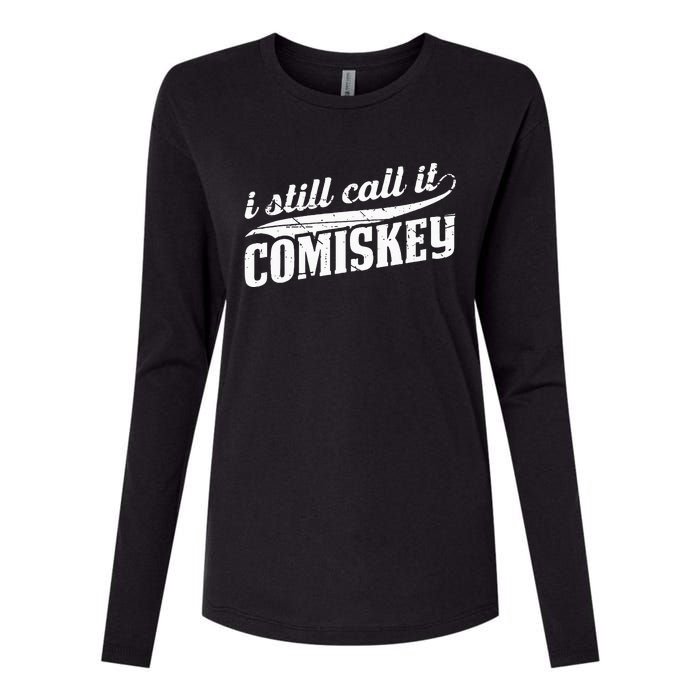 I Still Call It Comiskey Baseball Lovers Womens Cotton Relaxed Long Sleeve T-Shirt