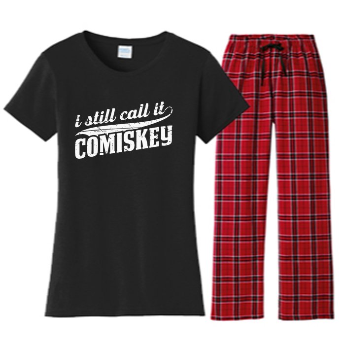 I Still Call It Comiskey Baseball Lovers Women's Flannel Pajama Set