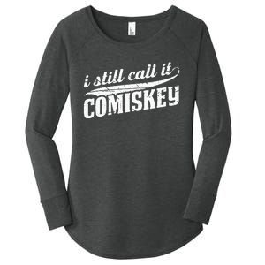 I Still Call It Comiskey Baseball Lovers Women's Perfect Tri Tunic Long Sleeve Shirt