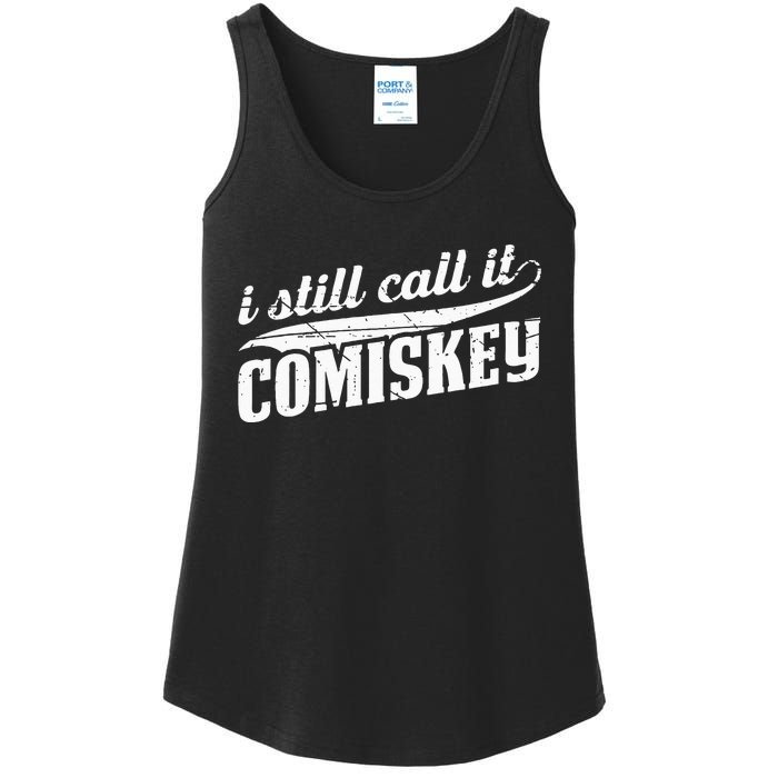 I Still Call It Comiskey Baseball Lovers Ladies Essential Tank