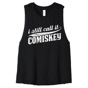 I Still Call It Comiskey Baseball Lovers Women's Racerback Cropped Tank