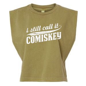 I Still Call It Comiskey Baseball Lovers Garment-Dyed Women's Muscle Tee