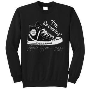 IM Speaking Chucks And Pearls Election Kamala 2024 Sweatshirt