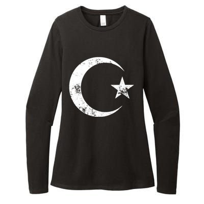 Islam Symbol Cool Islamic Muslim Sign Gift Womens CVC Long Sleeve Shirt