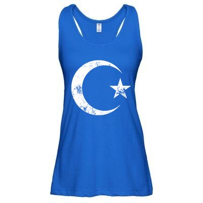 Islam Symbol Cool Islamic Muslim Sign Gift Ladies Essential Flowy Tank