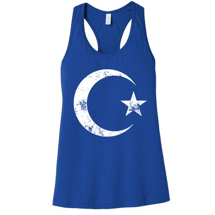 Islam Symbol Cool Islamic Muslim Sign Gift Women's Racerback Tank