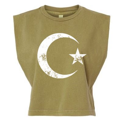 Islam Symbol Cool Islamic Muslim Sign Gift Garment-Dyed Women's Muscle Tee