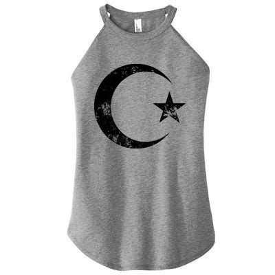 Islam Symbol Cool Islamic Muslim Sign Gift Women's Perfect Tri Rocker Tank