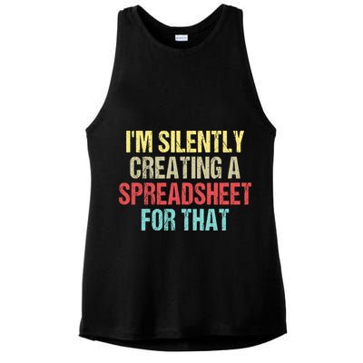 I'm Silently Creating A Spreadsheet For That Ladies PosiCharge Tri-Blend Wicking Tank