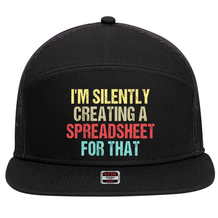 I'm Silently Creating A Spreadsheet For That 7 Panel Mesh Trucker Snapback Hat