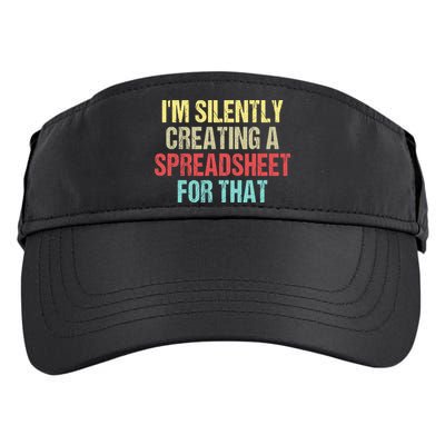 I'm Silently Creating A Spreadsheet For That Adult Drive Performance Visor