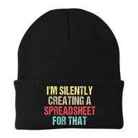 I'm Silently Creating A Spreadsheet For That Beanie