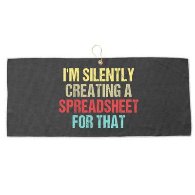 I'm Silently Creating A Spreadsheet For That Large Microfiber Waffle Golf Towel
