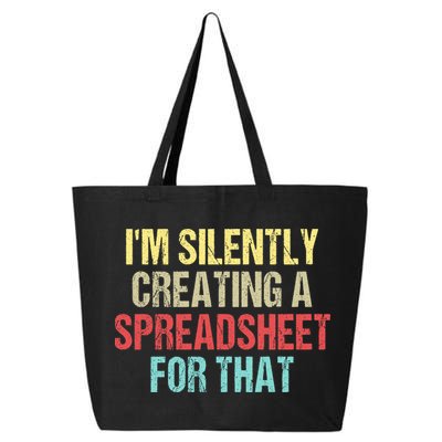 I'm Silently Creating A Spreadsheet For That 25L Jumbo Tote