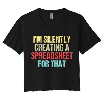 I'm Silently Creating A Spreadsheet For That Crop Top